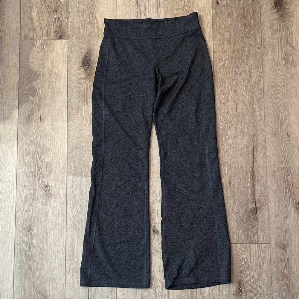 Athleta ~ Gray Heather Flare Leggings